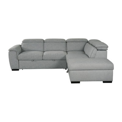 JCPenney Joss 3-pc. Pad-Arm Upholstered Sectional