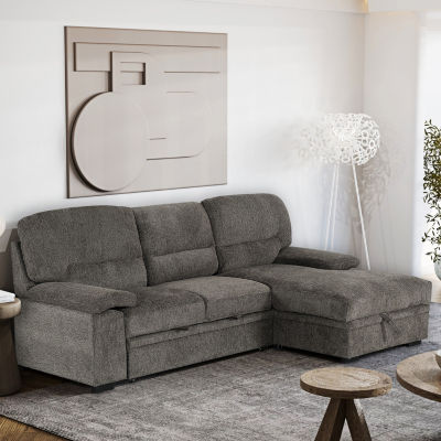 Jordan 2-pc. Pad-Arm Sleeper Sectional