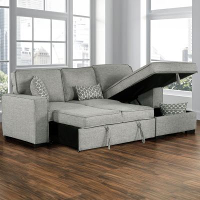 JCPenney Wren 2-pc. Track-Arm Sleeper Sectional