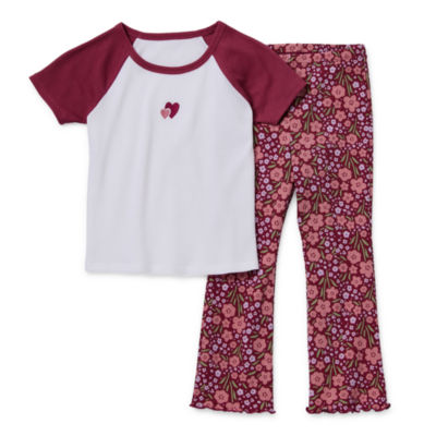 Okie Dokie Toddler & Little Girls 2-pc. Pant Set