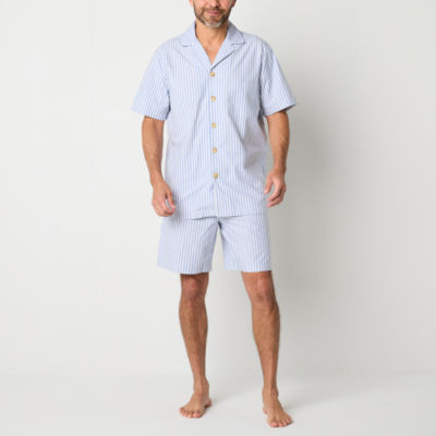 Stafford Modal Mens Short Sleeve 2-pc. Shorts Pajama Set