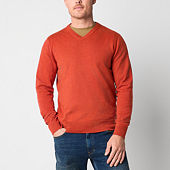 Men's v neck sweater jcpenney best sale