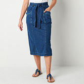 Blue jean skirts jcpenney hotsell