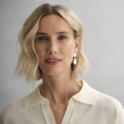 Liz Claiborne Womens Hypoallergenic Drop Earrings