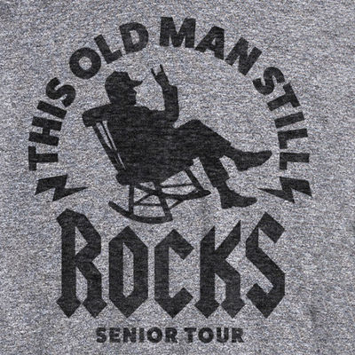 Mens Short Sleeve Old Man Graphic T-Shirt