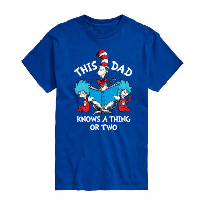 Mens Short Sleeve Dr. Seuss Dad Graphic T-Shirt