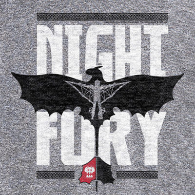 Mens Short Sleeve How To Train Your Dragon Graphic T-Shirt