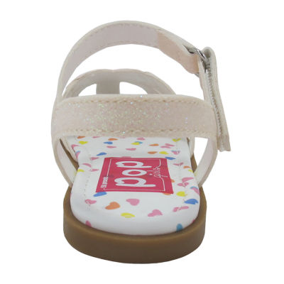 Pop Toddler Girls Lil Yoselin Adjustable Strap Flat Sandals