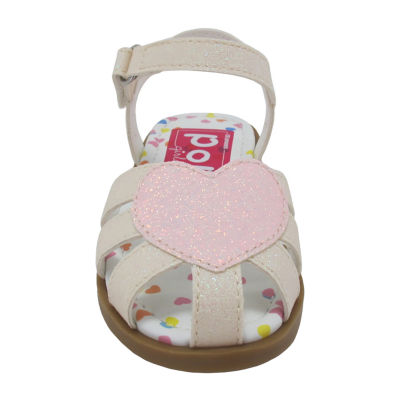 Pop Toddler Girls Lil Yoselin Adjustable Strap Flat Sandals
