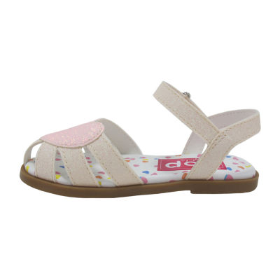 Pop Toddler Girls Lil Yoselin Adjustable Strap Flat Sandals