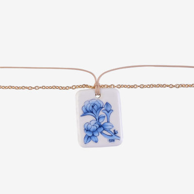 Mixit Porcelain Womens 34 Inch Pendant Necklaces