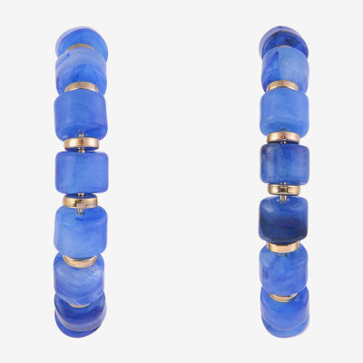 Mixit Womens 39mm Hoop Earrings