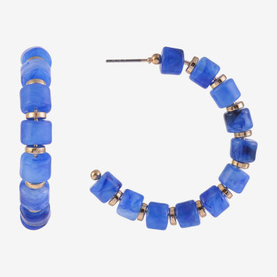 Mixit Womens 39mm Hoop Earrings