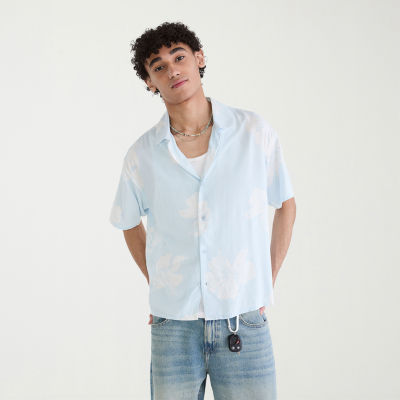 AEROPOSTALE Mens Short Sleeve Regular Fit Button-Down Shirt
