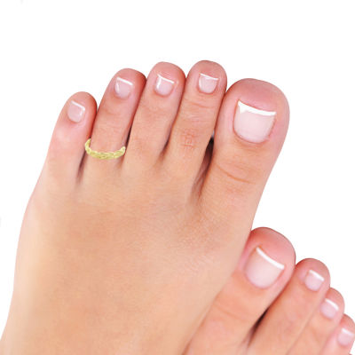 Adjustable 10K Gold Adjustable Toe Ring