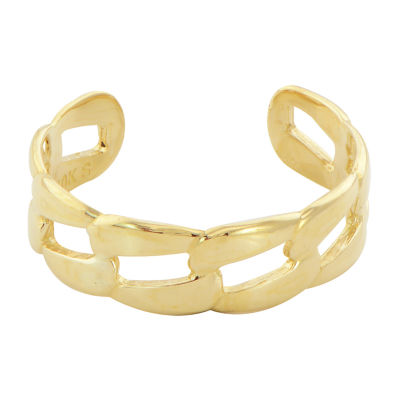 Adjustable 10K Gold Toe Ring