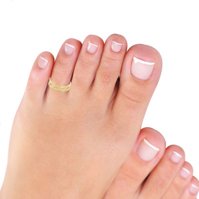 Adjustable 10K Gold Adjustable Toe Ring
