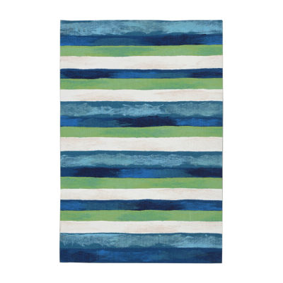 Liora Manne Visions II Painted Stripes Indoor/Outdoor Area Rug