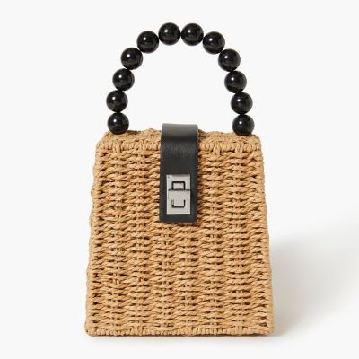 Forever 21 Square Woven Crossbody Bag