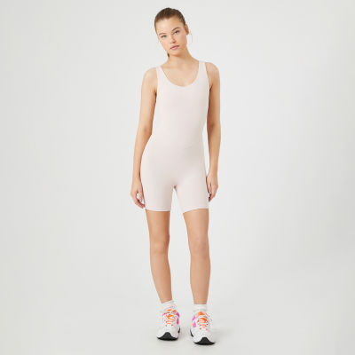 Forever 21 Active Technical Rib Sleeveless Bodysuit-Juniors