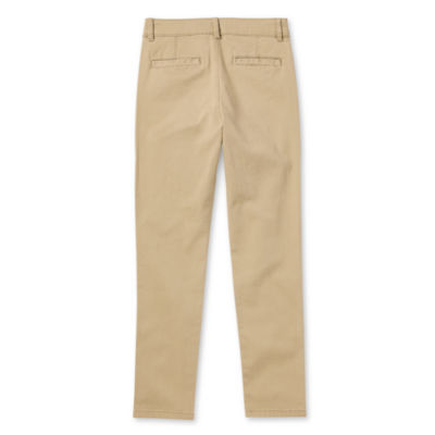 Thereabouts Little & Big Girls Straight Flat Front Pant