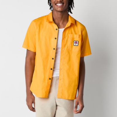 Neff Mens Regular Fit Short Sleeve Button-Down Shirt
