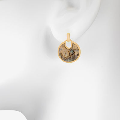 Bijoux Bar Delicates Gold Tone Drop Earrings