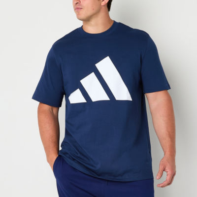 adidas Big and Tall Mens Crew Neck Short Sleeve T-Shirt