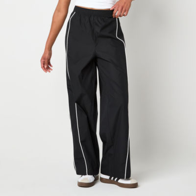 Arizona Womens Mid Rise Straight Track Pant-Juniors