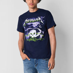 ★KODAK★ Yoyo Man Graphic Short Sleeve T-Shirt BLUE Sundek capsule flag cotton man's t-shirt M669TESJ500-00100