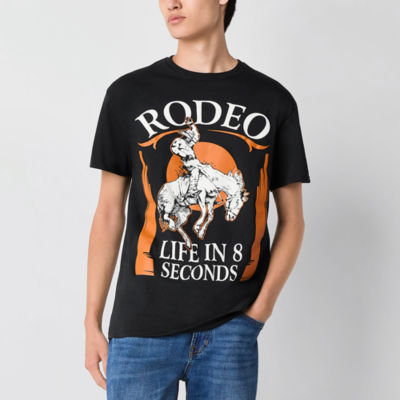 Mens Short Sleeve Rodeo Graphic T-Shirt