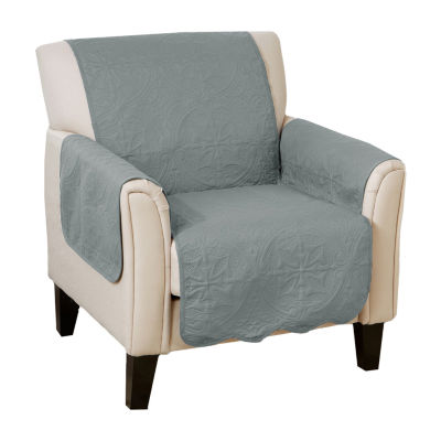 Linery Medallion Chair Protector One Size Gray 22$
