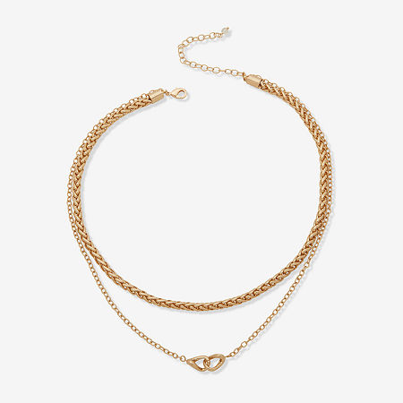 a.n.a Womens 16 Inch Strand Necklace, One Size, Yellow