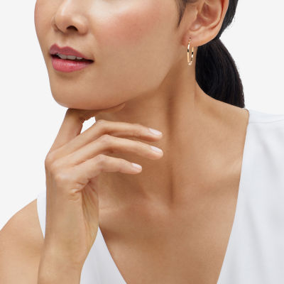 Womens 10K Gold Pair Earring Set