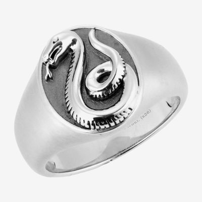 Harry Potter Mens Sterling Silver Signet Ring