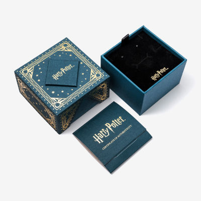 Harry Potter Womens Genuine Black Onyx Genuine Black Spinel Sterling Silver Cocktail Ring