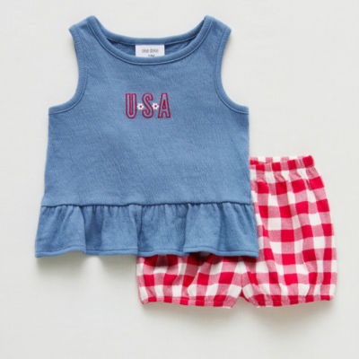 Okie Dokie Baby Girls 2-pc. Short Set