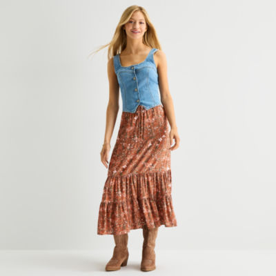Arizona Womens Juniors Maxi Skirt