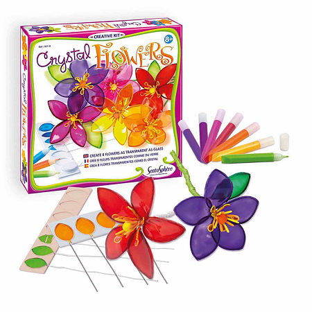 Sentosphere Usa Crystal Flowers Creative Kit Board Game, One Size