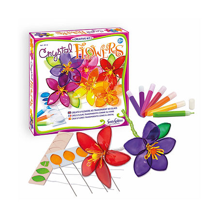 Sentosphere Usa Crystal Flowers Creative Kit Board Game, One Size