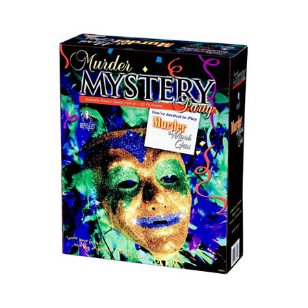 University Games Murder Mystery Party - Murder At Mardi Gras Board Game, One Size, Multi