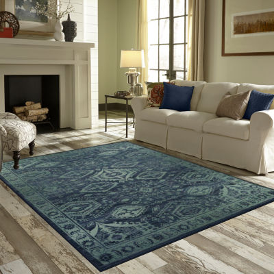 Maples Nora Bordered Indoor Rectangular Accent Rug