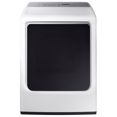 Samsung 7.4-cu ft Electric Dryer with Integrated Controls and Steam Cycle