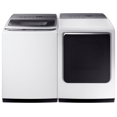 Samsung  7.4-cu ft Gas Dryer with Integrated Controls and Steam Cycle and Steam Cycle