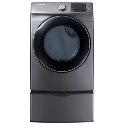 Samsung 7.5-cu ft Stackable Electric Dryer with Steam Cycle