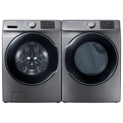 Samsung 7.5-cu ft Stackable Electric Dryer with Steam Cycle