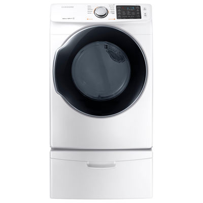 Samsung 7.5-cu ft Stackable Electric Dryer with Steam Cycle