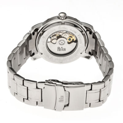 Reign Unisex Adult Automatic Silver Tone Stainless Steel Bracelet Watch Reirn4301