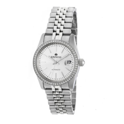 Empress Unisex Adult Silver Tone Stainless Steel Bracelet Watch Empem1501