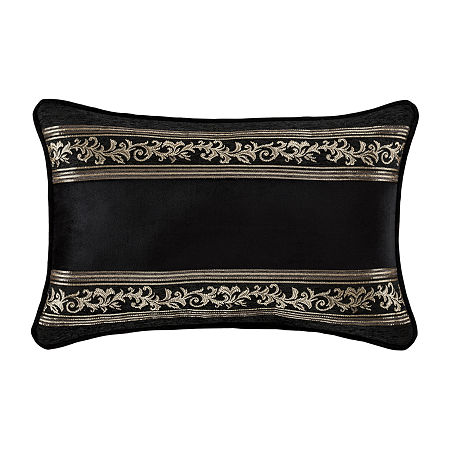 Queen Street Willow Rectangular Throw Pillow, One Size, Black